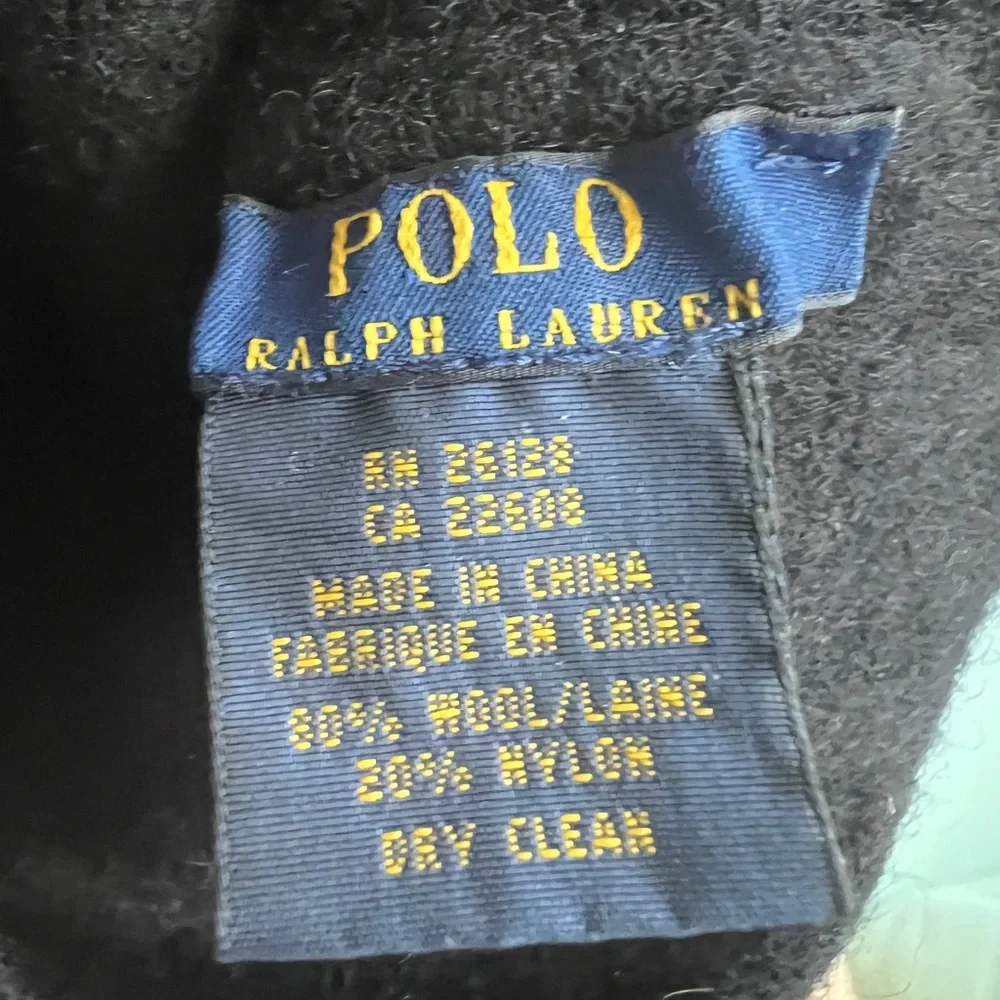 Polo Ralph Lauren Black Beanie Hat - Picture 6 of 7